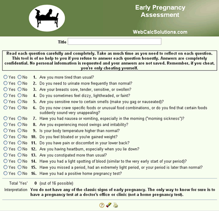 Early Pregnancy Assessment