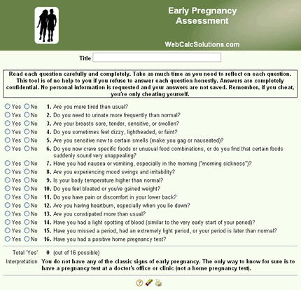 Early Pregnancy Assessment